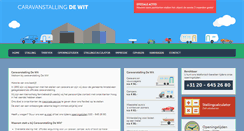 Desktop Screenshot of caravanstallingdewit.nl