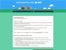 Tablet Screenshot of caravanstallingdewit.nl